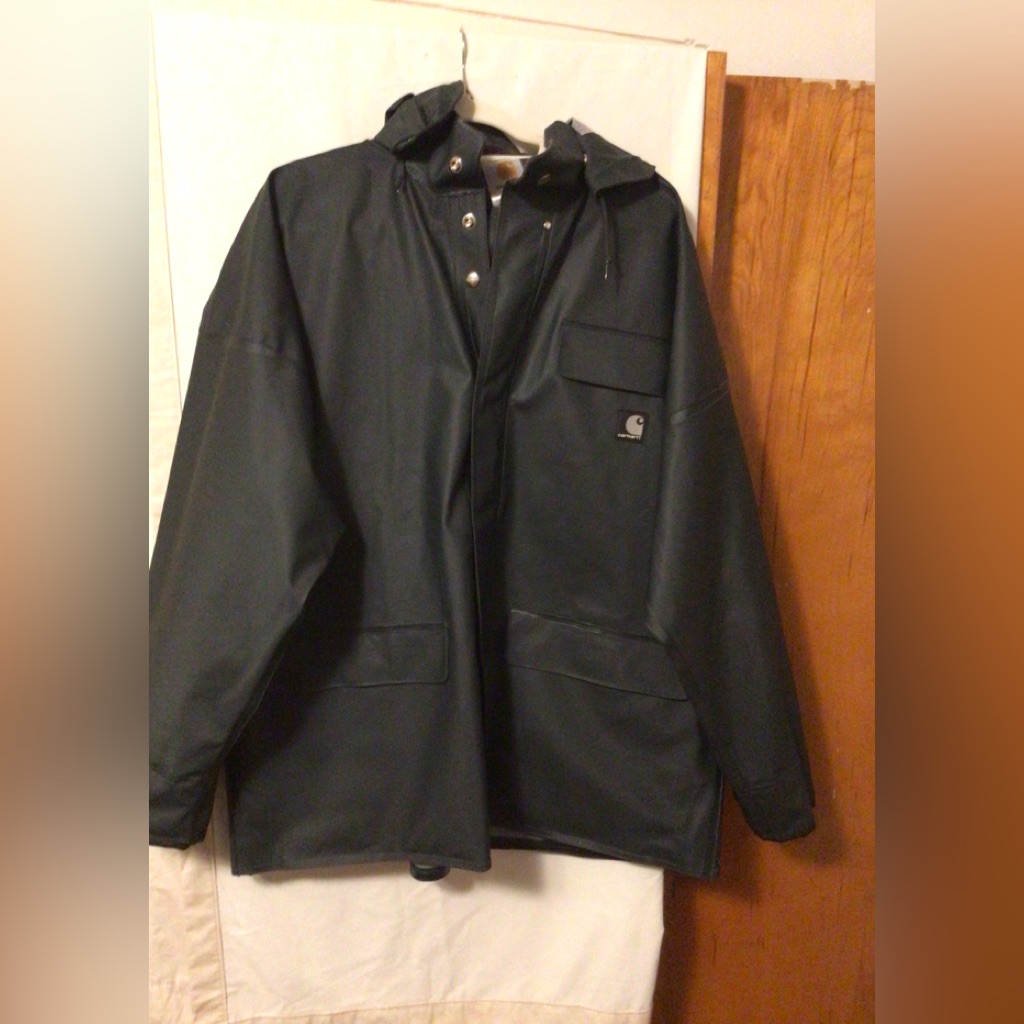Carhartt Heavy Jacket With Hood Sz L # Protection Outdoor Elements